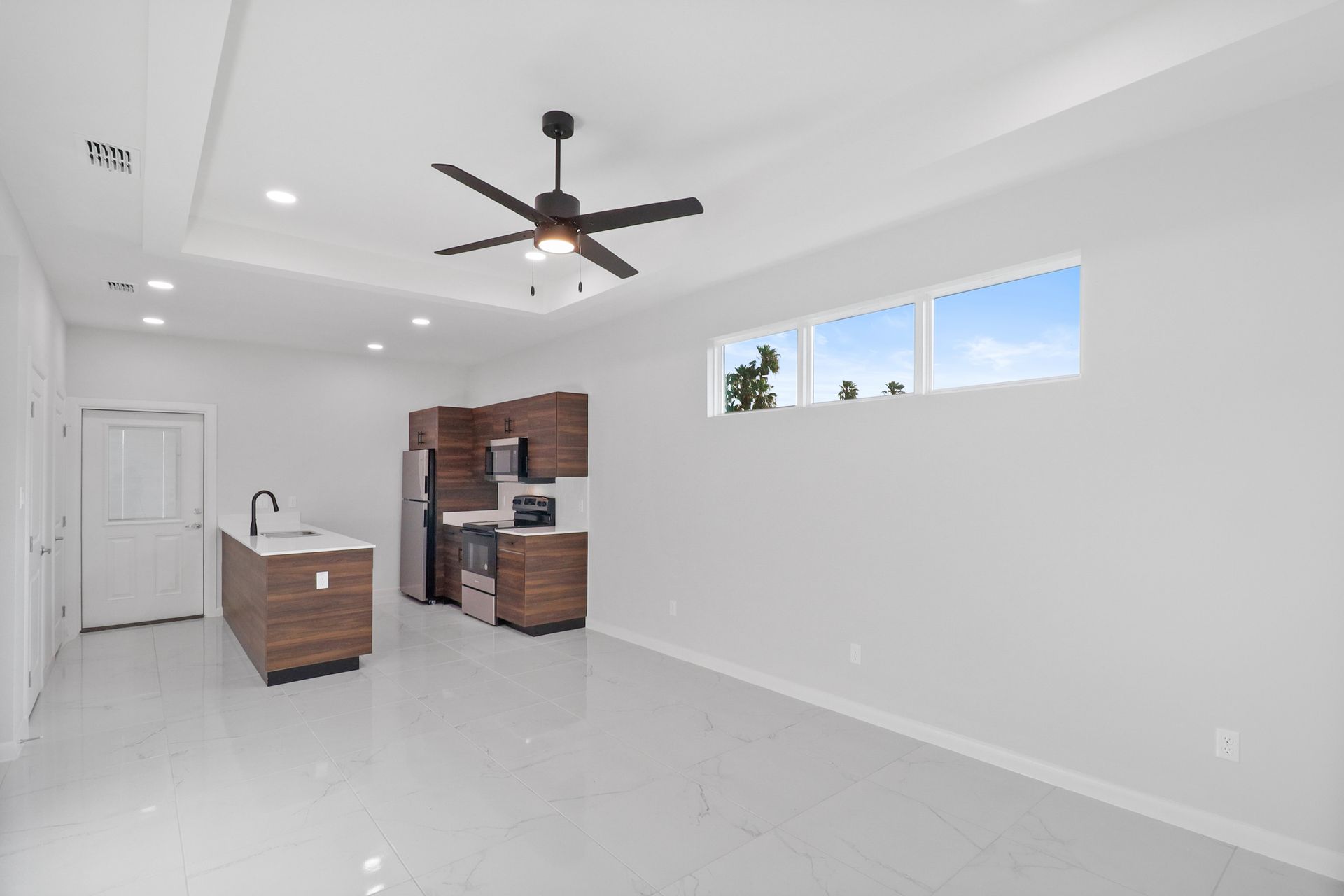 Walnut & White Sophistication kitchen